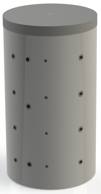 Hygienischer Pufferspeicher Tenko HPh mit Edelstahl-Wellrohr